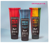 Dermacol Men Agent Eternal Victory sprchový gel 250 ml + Gentleman Touch sprchový gel 250 ml + Don´t worry be happy sprchový gel 250 ml, kosmetická sada pro muže