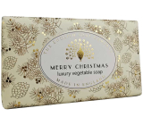 English Soap Vintage Merry Christmas přírodní parfémované toaletní mýdlo s bambuckým máslem 190 g