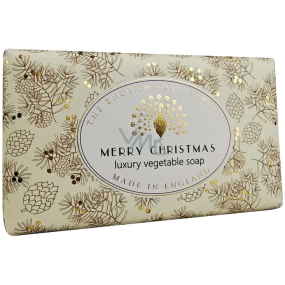 English Soap Vintage Merry Christmas přírodní parfémované toaletní mýdlo s bambuckým máslem 190 g