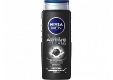 Nivea Men Active Clean sprchový gel na tělo, tvář a vlasy 500 ml