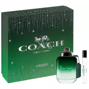 Coach Green toaletní voda 60 ml + toaletní voda 7,5 ml miniatura, dárková sada pro muže