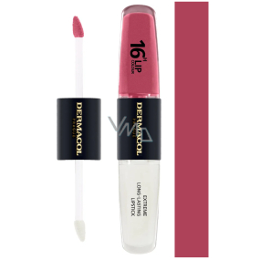 Dermacol 16H Lip Colour 2v1 dlouhotrvající barva na rty a lesk 35 2 x 4 ml