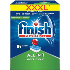 Finish All in 1 Regular Deep Clean tablety do myčky 86 kusů