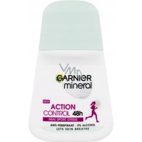 Garnier Mineral Action Control kuličkový deodorant bez alkoholu roll-on pro ženy 50 ml