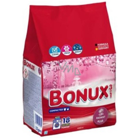 Bonux Color Radiant Rose 3v1 prací prášek na barevné prádlo 18 dávek 1,17 kg