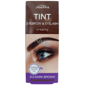 Joanna Tint Krémová barva na obočí a řasy 3.0 hnědá 15 ml