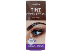 Joanna Tint Krémová barva na obočí a řasy 3.0 hnědá 15 ml