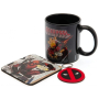 Epee Merch Marvel Deadpool hrnek 315 ml + gumová klíčenka + podtácek, dárkový set