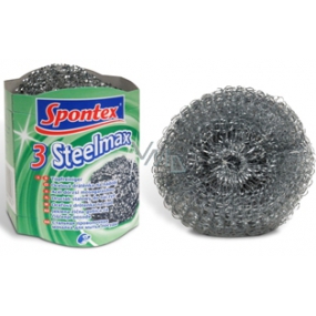 Spontex 3 Steelmax drátěnka kovová 3 kusy 12 g