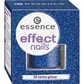 Essence Effect Nails 3D Turquoise Glitters efekt na nehty 11 Im A Starlet 3,5 g