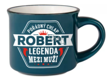 Albi Espresso hrneček Robert - Pořádný chlap, legenda mezi muži 45 ml