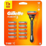 Gillette Fusion5 pánský holicí strojek + 11 kusů náhradní hlavice blistr