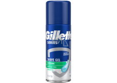 Gillette Series 3x Action Sensitive gel na holení pro muže 75 ml