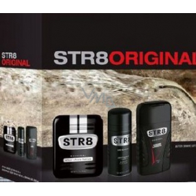 Str8 Original voda po holení 50 ml + deodorant sprej 150 ml + sprchový gel 250 ml, kosmetická sada