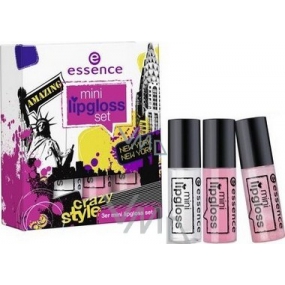 Essence Mini Lipgloss mini sada lesků na rty 03 Big Apple Style 3x2 ml, kosmetická sada