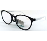 Berkeley Čtecí dioptrické brýle +1,5 plast černé bílé stranice 1 kus MC2253