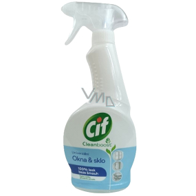 Cif Cleanboost univerzální čistící sprej Okna & sklo 500 ml rozprašovač