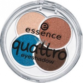 Essence Quattro Eyeshadow oční stíny 16 Down To Earth 5 g