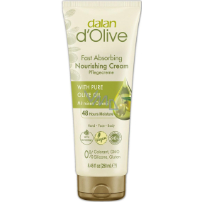 Dalan d Olive Nourishing Cream vyživující krém na ruce a tělo s olivovým olejem 250 ml