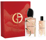 Giorgio Armani Sí Intense parfémovaná voda 100 ml + parfémovaná voda 15 ml, dárková sada pro ženy