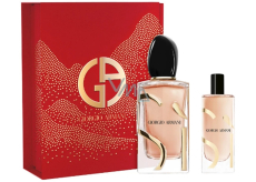 Giorgio Armani Sí Intense parfémovaná voda 100 ml + parfémovaná voda 15 ml, dárková sada pro ženy