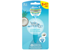 Wilkinson Xtreme 3 Comfort Coconut Delight jednorázový holicí strojek 3 + 1 kus