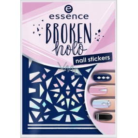 Essence Stand Out! 3D Touch nálepky na nehty 12 Broken Holo 1 aršík