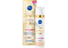 Nivea Luminous630 3v1 pleťový krém ve světlém barevném odstínu 01 Light 40 ml