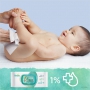 Pampers Pure Aqua vlhčené ubrousky z bio bavlny, bez alkoholu a parfemace pro děti 48 kusů