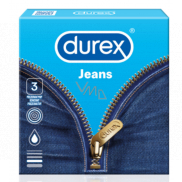 Durex Jeans hladký kondom, nominální šířka: 56 mm 3 kusy