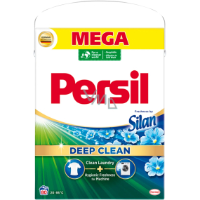 Persil Deep Clean Freshness by Silan prací prášek na na bílé a stálobarevné prádlo 80 dávek 4,8 kg