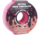 Bomb Cosmetics Better than chocolate Donut přírodní sprchová masážní koupelová houba s vůní 165 g
