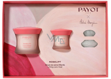 Payot Promo Roselift sada 2024 Crème Liftante denní liftingový krém 50 ml + Crème Liftante Regard liftingový oční krém 15 ml + masážní houba z růženínu 1 kus, kosmetická sada pro ženy