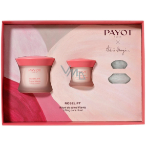 Payot Promo Roselift sada 2024 Crème Liftante denní liftingový krém 50 ml + Crème Liftante Regard liftingový oční krém 15 ml + masážní houba z růženínu 1 kus, kosmetická sada pro ženy