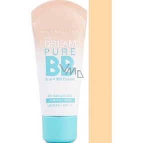 Maybelline Dream Pure 8v1 SPF15 BB krém Light 30 ml