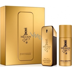 Paco Rabanne 1 Million toaletní voda 100 ml + deodorant sprej 150 ml, dárková sada