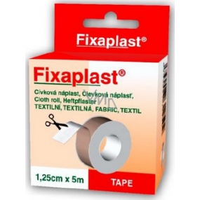 Fixaplast Textilní cívková náplast 1,25 cm x 5 m