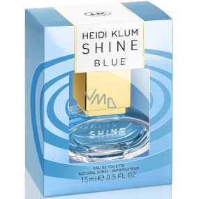 Heidi Klum Shine Blue toaletní voda pro ženy 15 ml