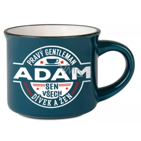 Albi Espresso hrneček Adam - Pravý gentleman, sen všech dívek a žen 45 ml