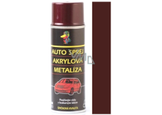 DC Škoda Akrylový autolak sprej 9885 Červená hot chili metalíza 200 ml