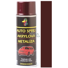 DC Škoda Akrylový autolak sprej 9885 Červená hot chili metalíza 200 ml