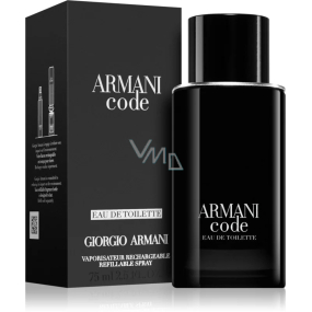 Giorgio Armani Code toaletní voda plnitelný flakon pro muže 75 ml