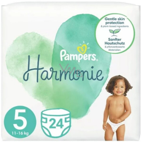 Pampers Harmonie velikost 5, 11 - 16 kg plenkové kalhotky 24 kusů