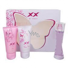 Mexx XX Nice toaletní voda 20 ml + sprchový gel + tělové mléko, dárková sada