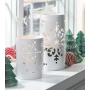 Yankee Candle Winter Flurries svícen keramický na malou vonnou svíčku Classic