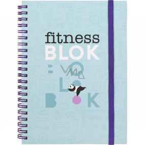 Albi Motivační blok Fitness 19,5 x 14,2 x 1,8 cm