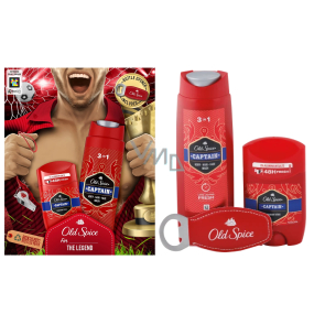 Old Spice Captain sprchový gel 250 ml + deodorant stick 50 ml + otvírák, kosmetická sada pro muže