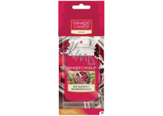 Yankee Candle Red Raspberry - Červená malina vonná visačka do auta papírová 12 g