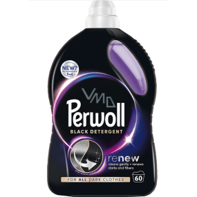 Perwoll Renew Black Detergent Dark Bloom prací gel na černé a tmavé oblečení 60 dávek 3 l