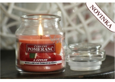 Lima Aroma Dreams Červený pomeranč aromatická svíčka sklenička s víčkem 120 g